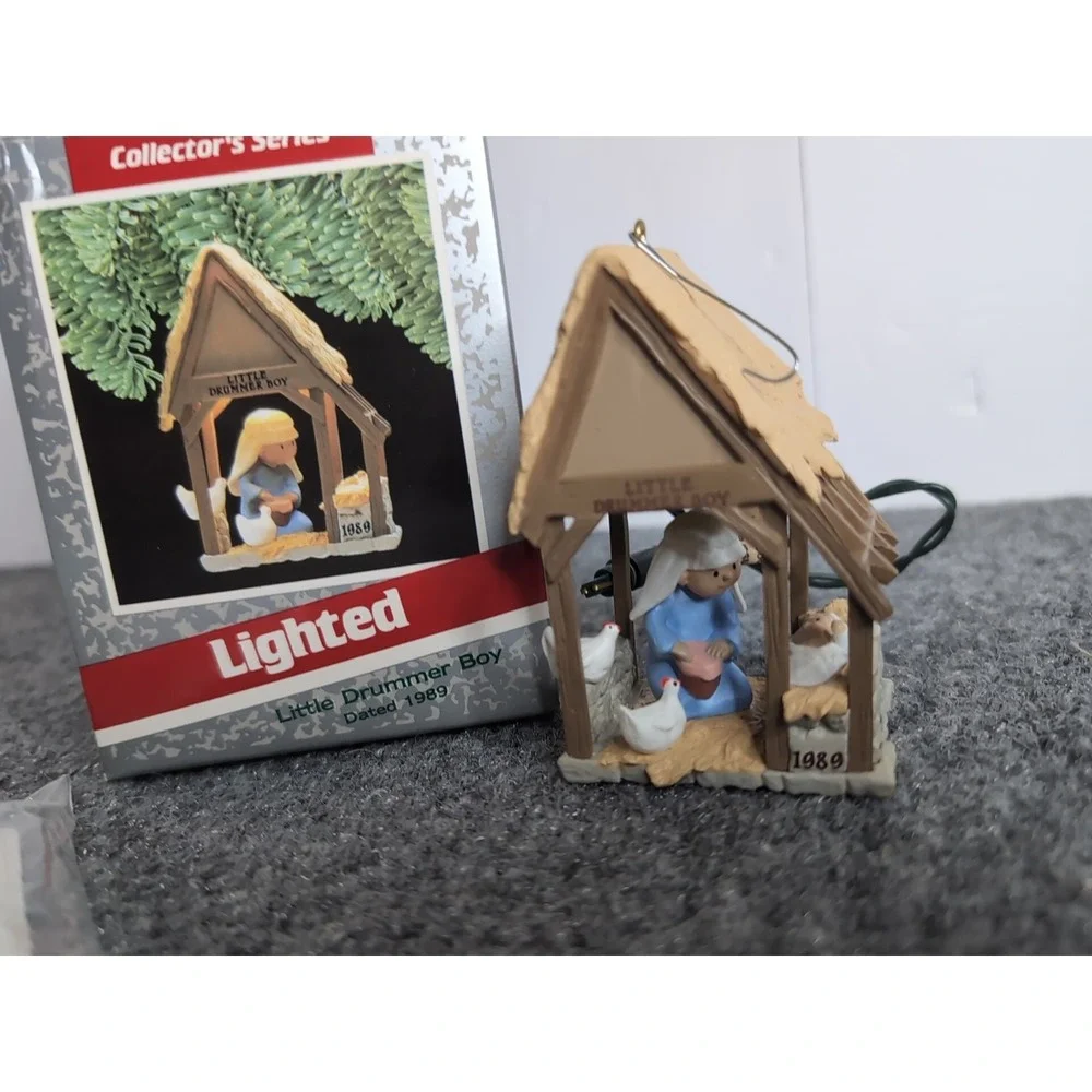 Hallmark Light & Motion Little Drummer Boy Keepsake‎ Ornament 1989 QLX7242U #4